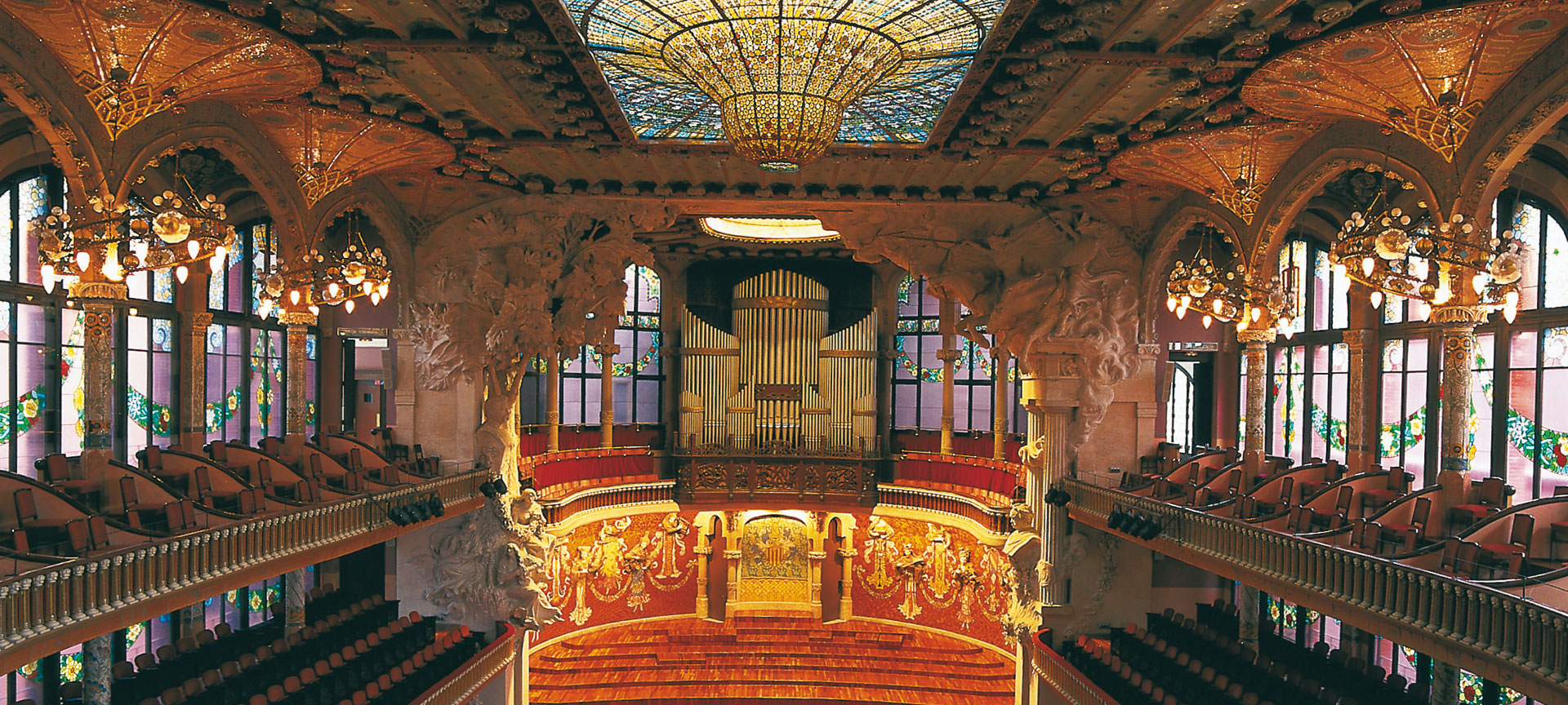 Interior del Palau de la Música Catalana, Barcelona