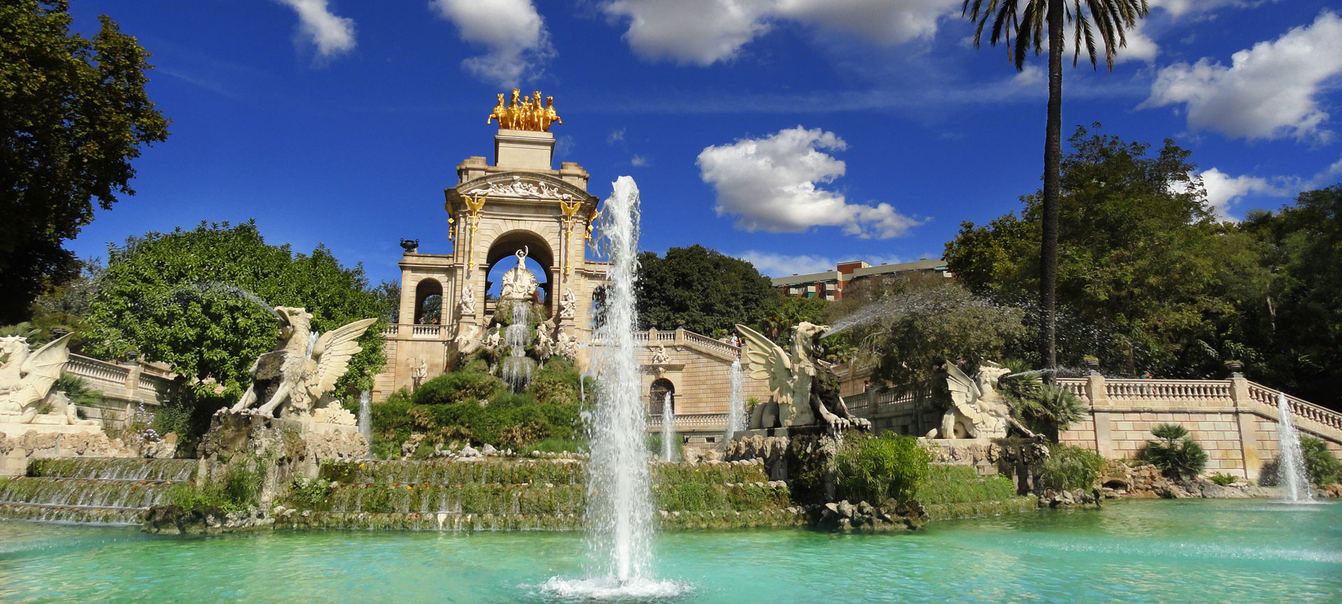 Cascata nel Parco della Cittadella, Barcellona
