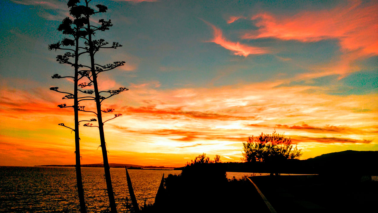 Sunset in Palma de Mallorca Sunset in Palma de Mallorca
