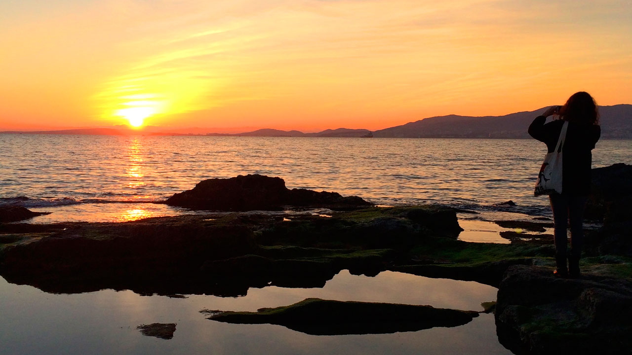 Sunset in Palma de Mallorca Sunset in Palma de Mallorca