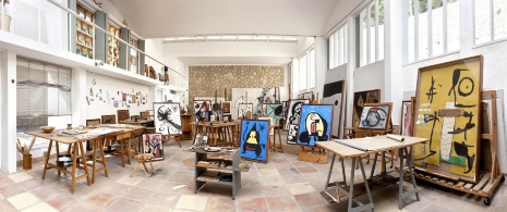Studio at the Fundacion Pilar i Joan Miro, Palma Studio at the Fundacion Pilar i Joan Miro, Palma
