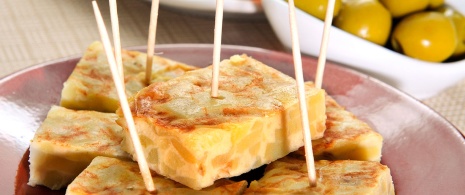 Tapas mit Tortilla Tapas mit Tortilla
