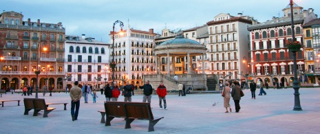 Plaza del Castillo di Pamplona Plaza del Castillo di Pamplona