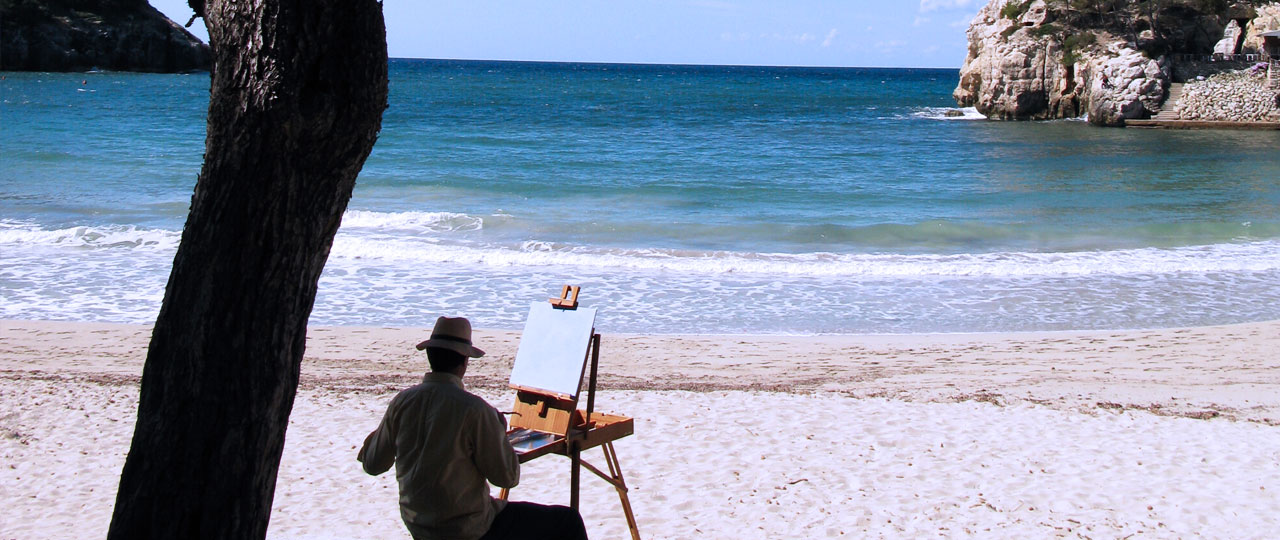 Peinture en plein air, Minorque