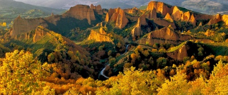 Widok na Las Médulas, León Widok na Las Médulas, León